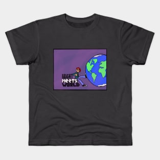 Bright Meets World Kids T-Shirt